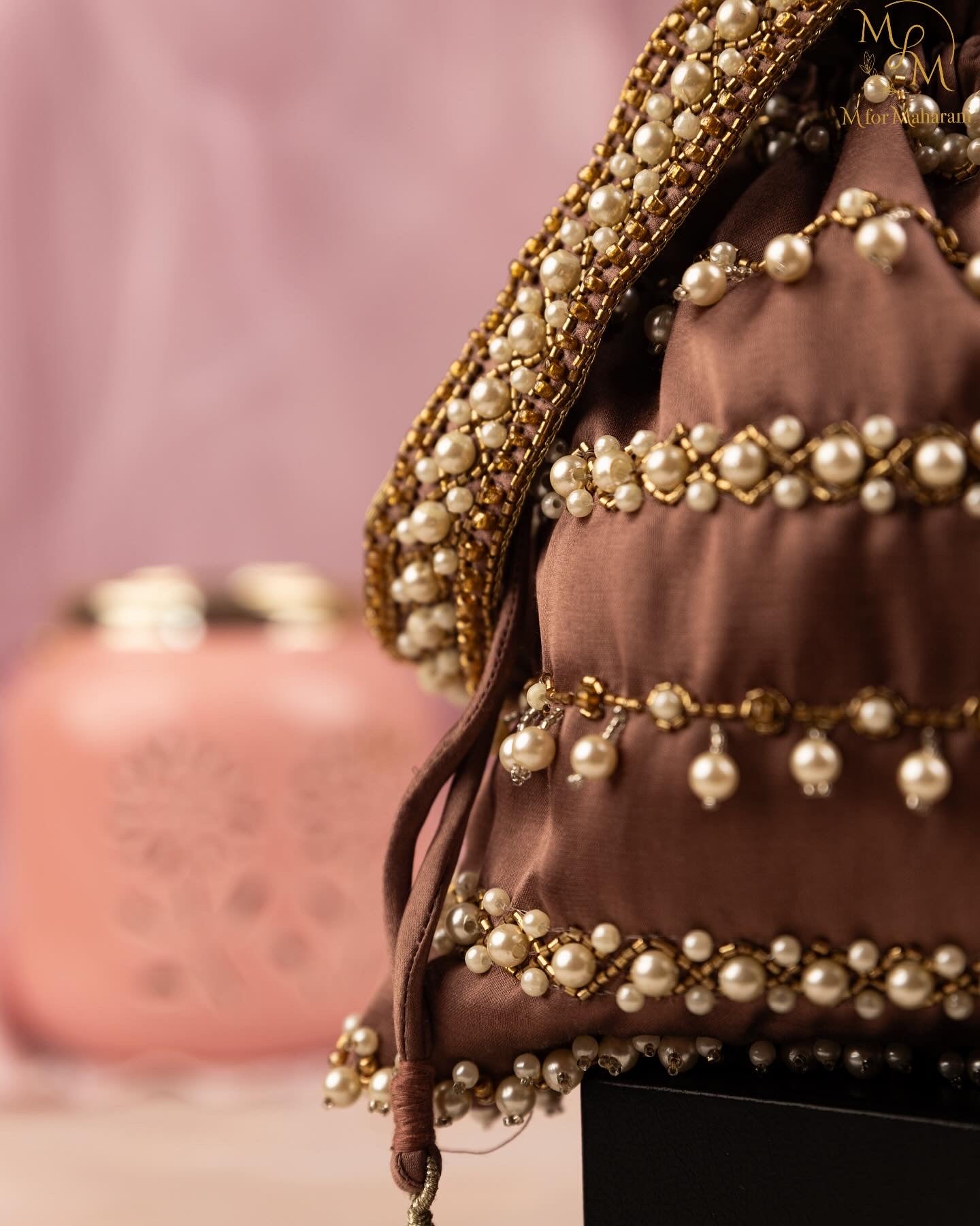 AURA Pearl Potli Bag