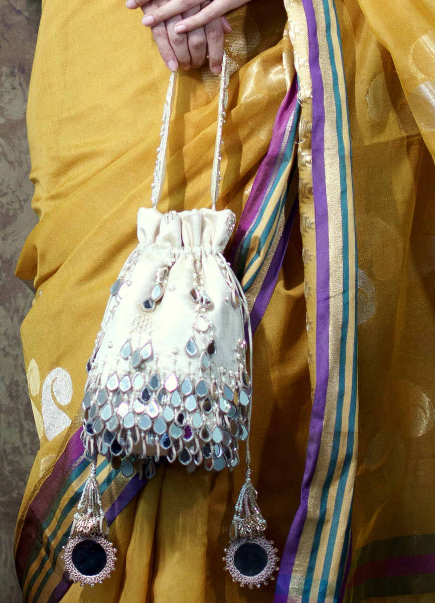 Noor-E-Shamaa Mirror Bucket Bag