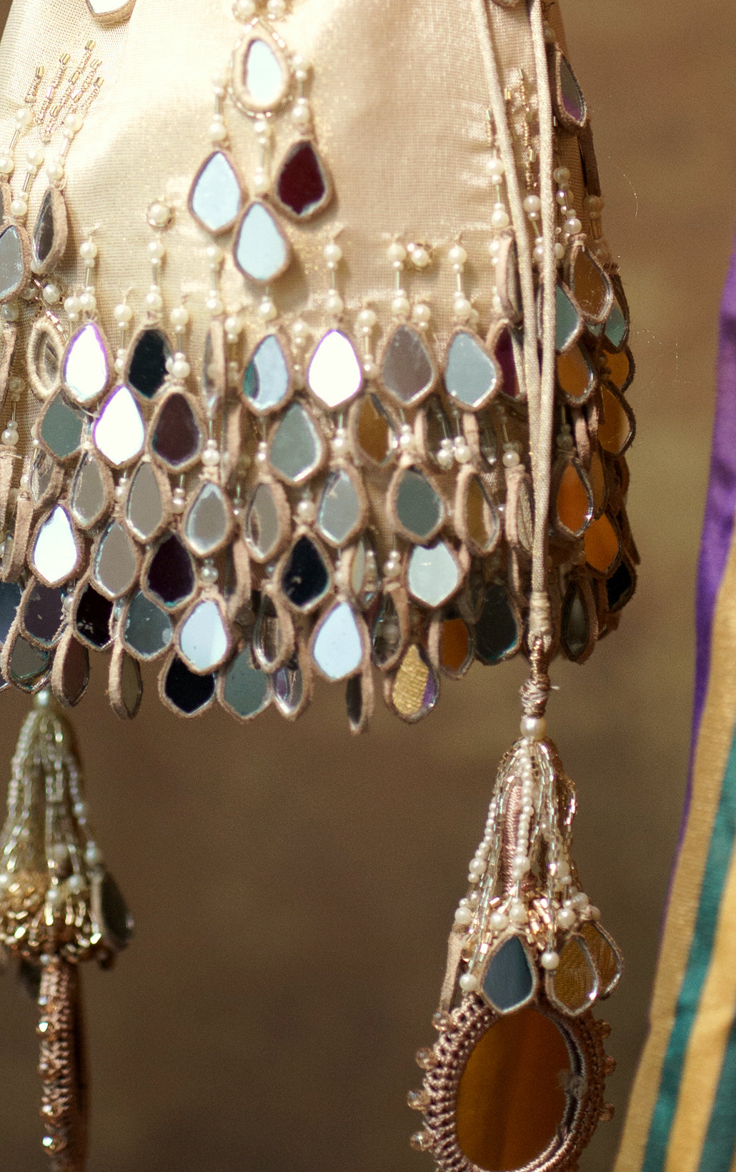 Noor-E-Shamaa Mirror Bucket Bag