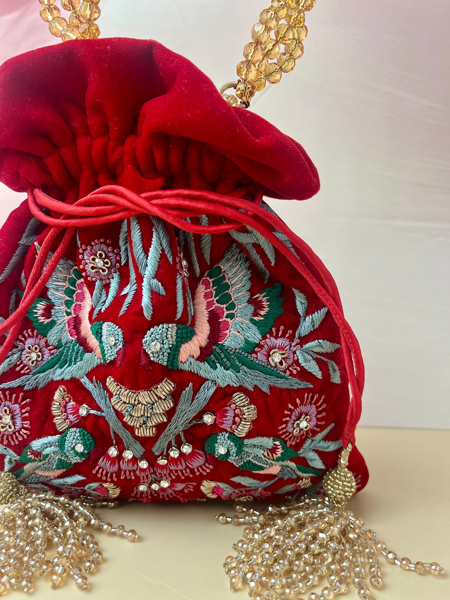 SHAHEEN EMBROIDERED POTLI BAG