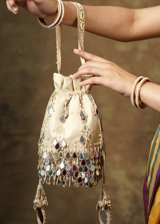 Noor-E-Shamaa Mirror Bucket Bag