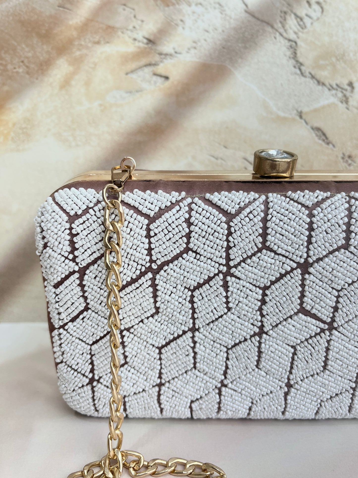 CELESTIA Pearl Clutch